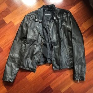 Express faux leather jacket